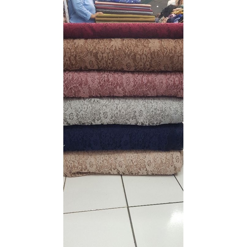 Asia textile~Brokat Lace Ariel promo murah