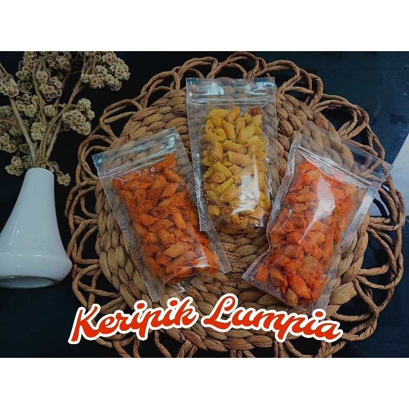 

Keripik Kulit Lumpia Goreng Crispy - Makanan Ringan