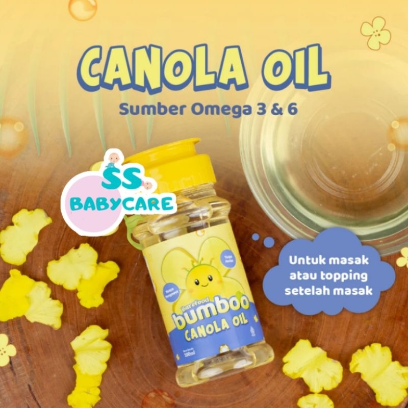 

BUMBOO Canola Oil 100ml - Sumber Lemak & Omega BB Booster MPASI