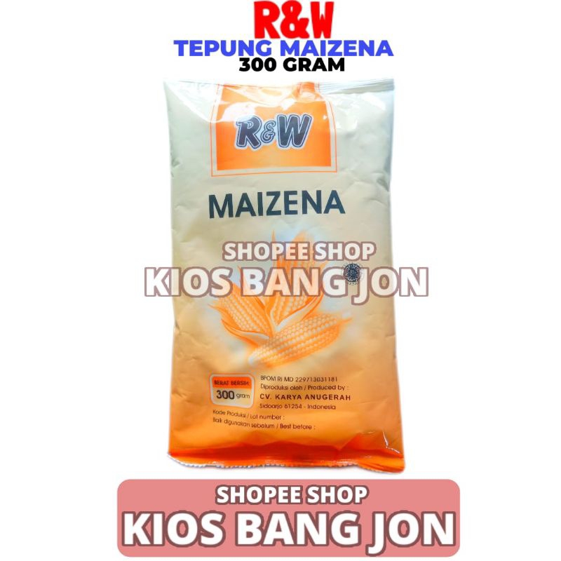 

Tepung Jagung Maizena Rajawali R&W Kemasan 300 Gram