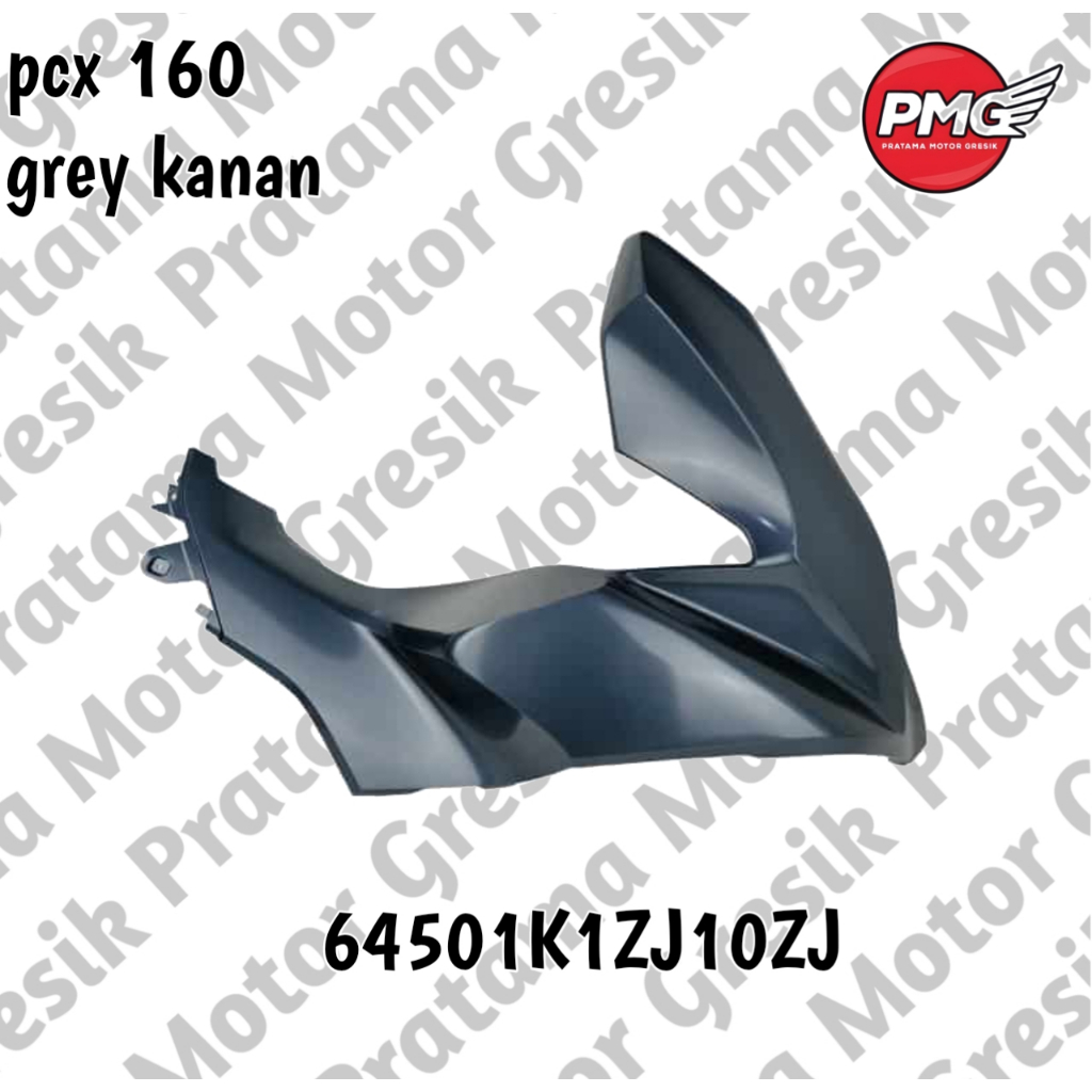 Cover Depan Kanan Grey Honda PCX 160 K1Z - 64501K1ZJ10ZJ