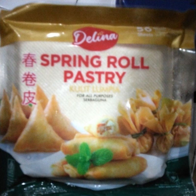 

DELINA SPRING ROLL PASTRY 4,9 KECIL 50PCS