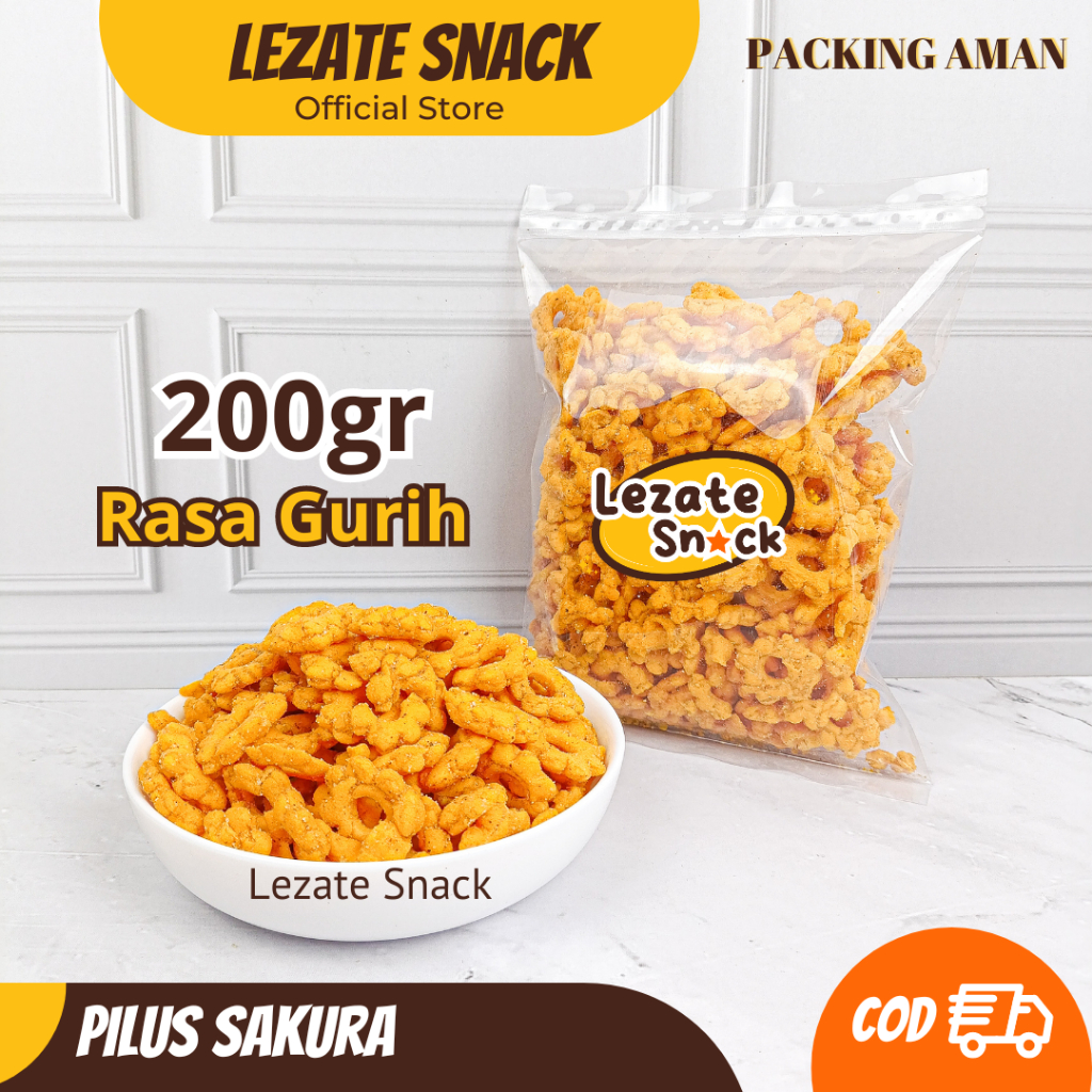 

Snack Ribut Gurih 200GR Kiloan Murah Enak Renyah / Pilus Sakura Original Warna Warni Jadul Kue Kembang Bunga Ribut Gurih Snack