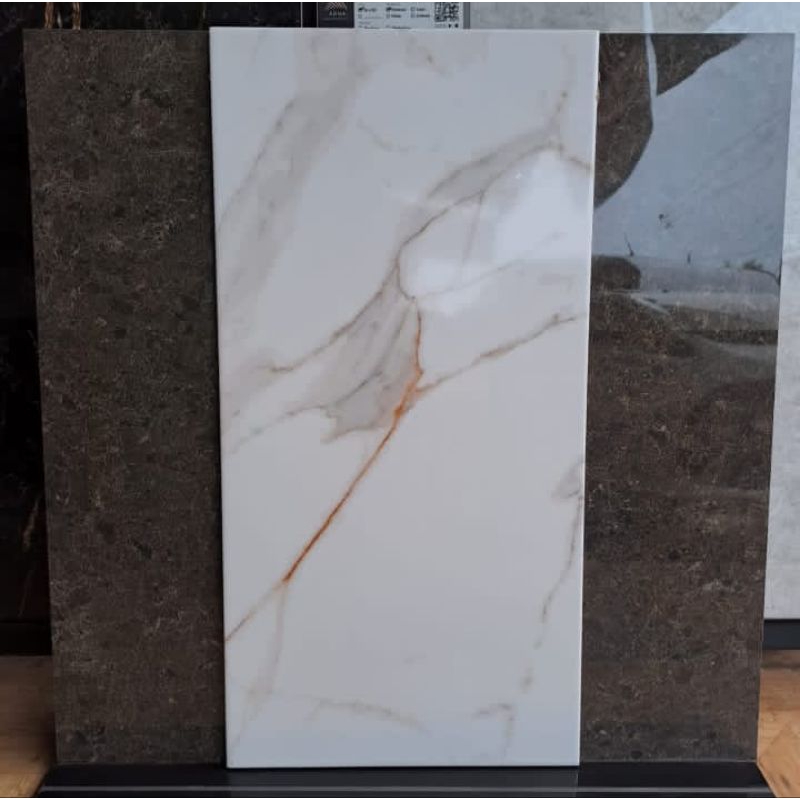 Keramik Dinding 30x60 Putih Motip