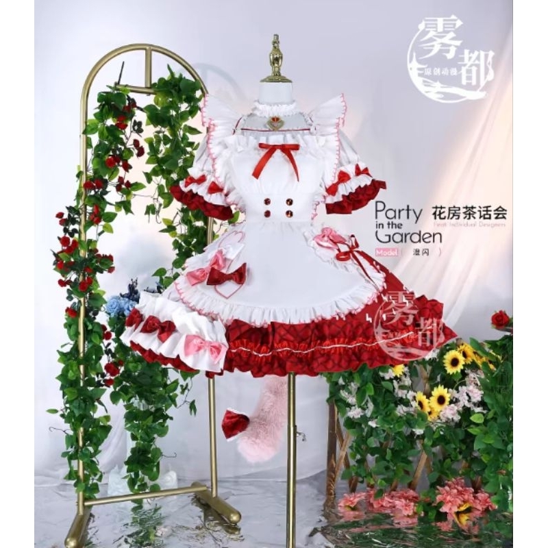 WAIFUKU - PO Golden Glow Arknights x Hello Kitty Kostum Cosplay Costume Brand Wudu Iyungtoo