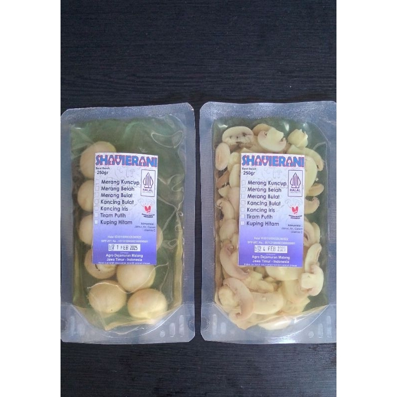 

Jamur Kancing Kemasan 250 Gram