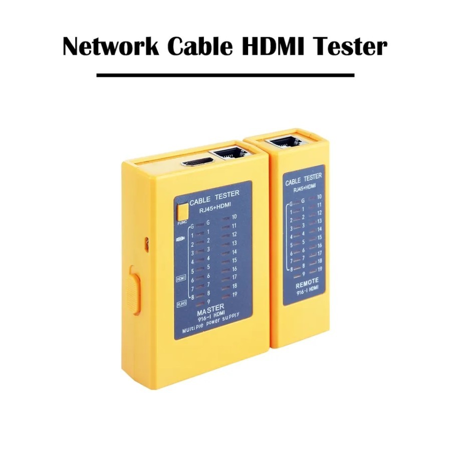 LAN RJ45 & HDMI CABLE TESTER / KABEL TESTER HDMI