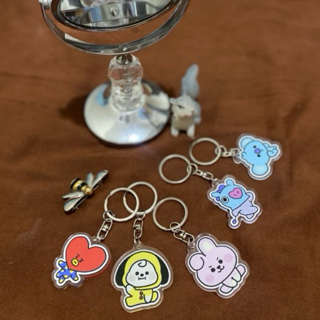[BT21] Keychain Gantungan kunci BTS Lucu