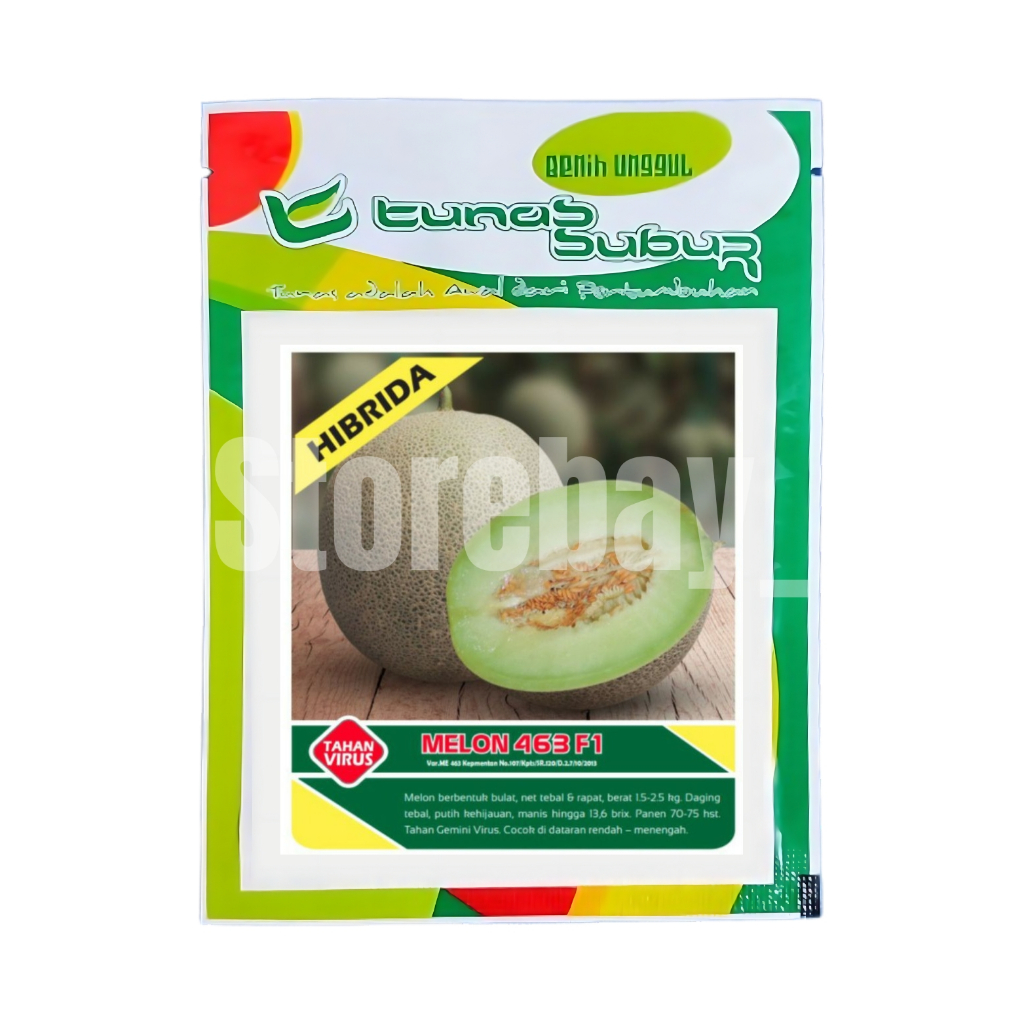 TUNAS SUBUR Benih Melon MELON 463 F1 20 Gr - Benih Melon
