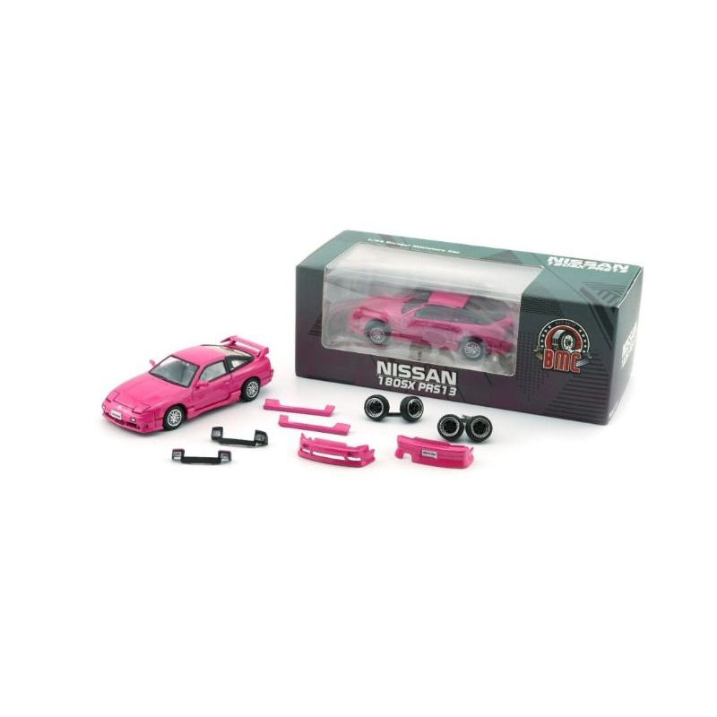 64B0307 BMC 1/64 Nissan Silvia 180SX - Metalic Pink