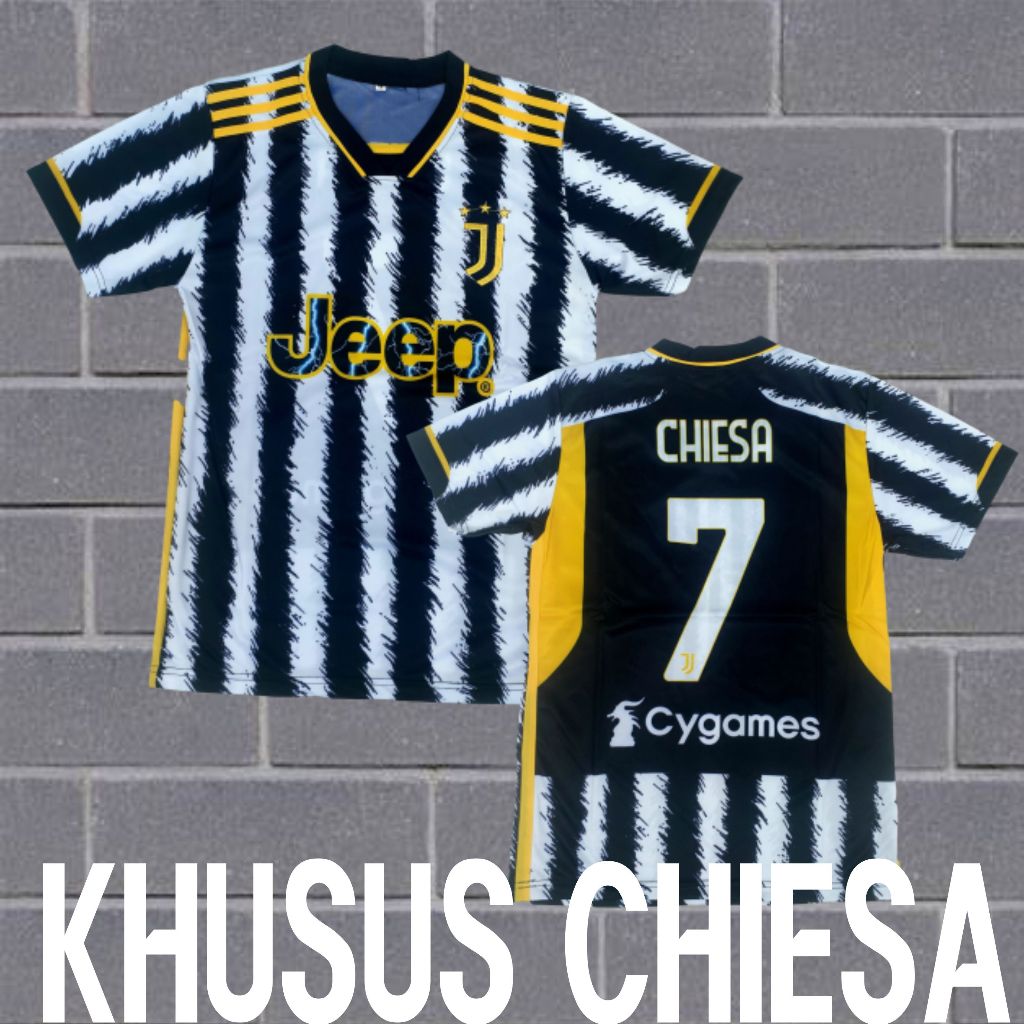 JERSEY BAJU BOLA JUVENTUSNYA HOME PRINTING DEWASA SIZE M,L,XL