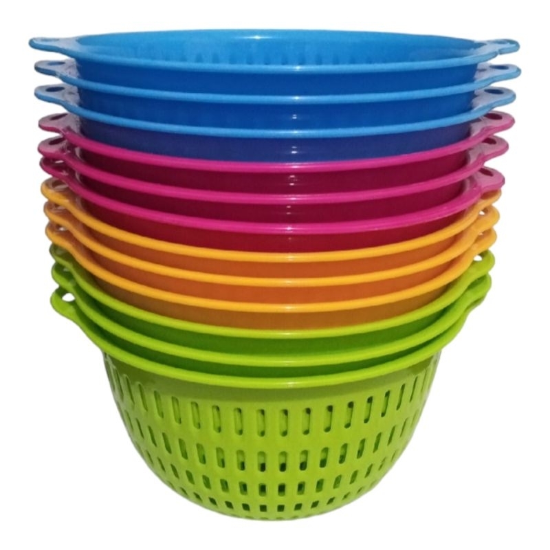 Paket 6 Pcs Bakul Zelix / Keranjang Plastik Telur / Bakul Zelix Serbaguna / Bakul Plastik Warna Cant