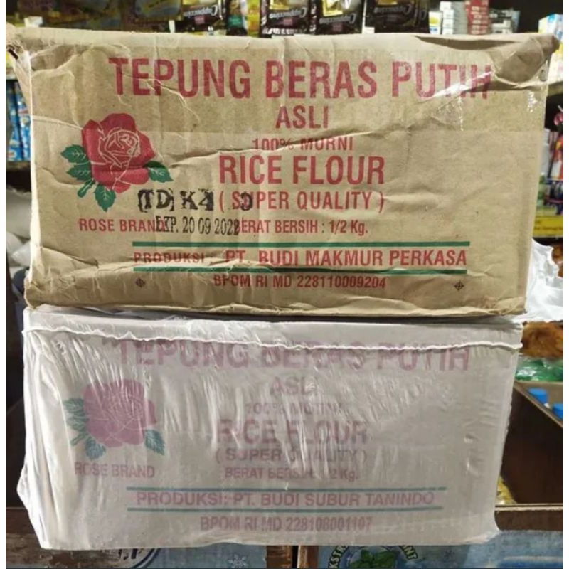 

Rose Brand Tepung Beras Putih 1 dus [20 x 500 g]