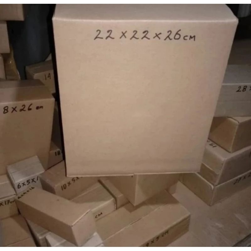 

kardus box packing ukuran 22×22×26 cm