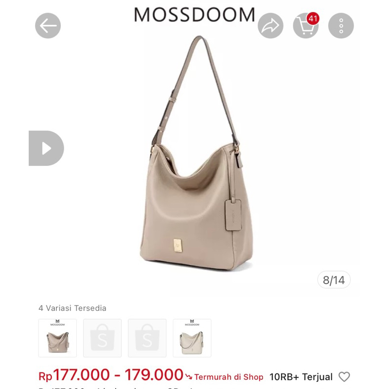Preloved Mossdoom Tas Totebag wanita✨