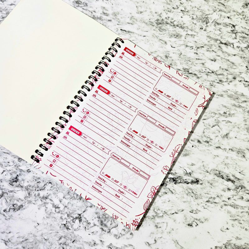 [Spiral] Paket Buku Online Shop / Paket Buku Olshop /Buku Kas / Buku Pembukuan / Buku Kas Penjualan