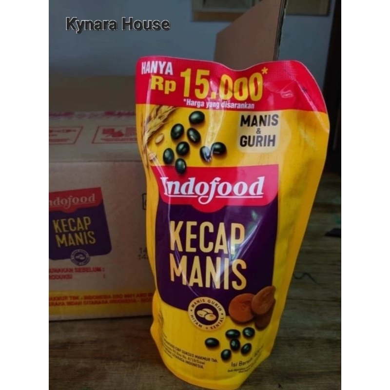 

Kecap Manis Indofood Pouch 12x520ml (Karton)