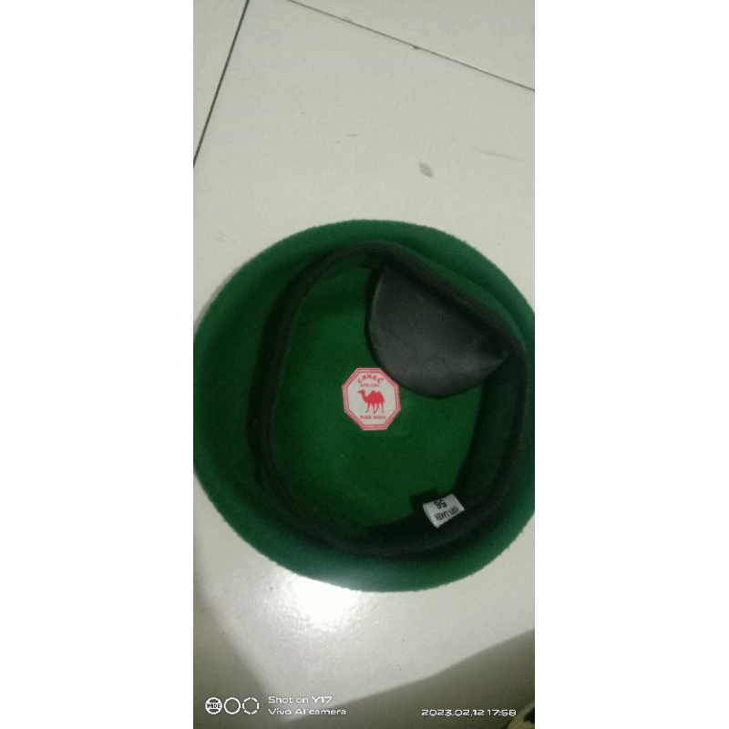 BARET CAMEL HIJAU INFANTERI/AD