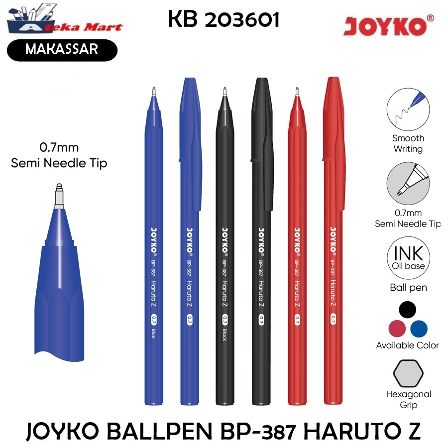 

[1PCS] JOYKO BALLPEN BP-387 HARUTO Z PEN MURAH