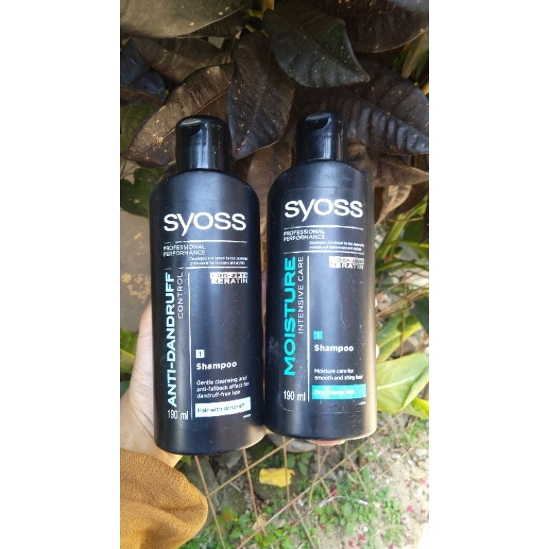 (BPOM)shampo syoss anti ketombe termurah 190 ml/shampo syoss moisture/shampo salon/shampo anti ketom