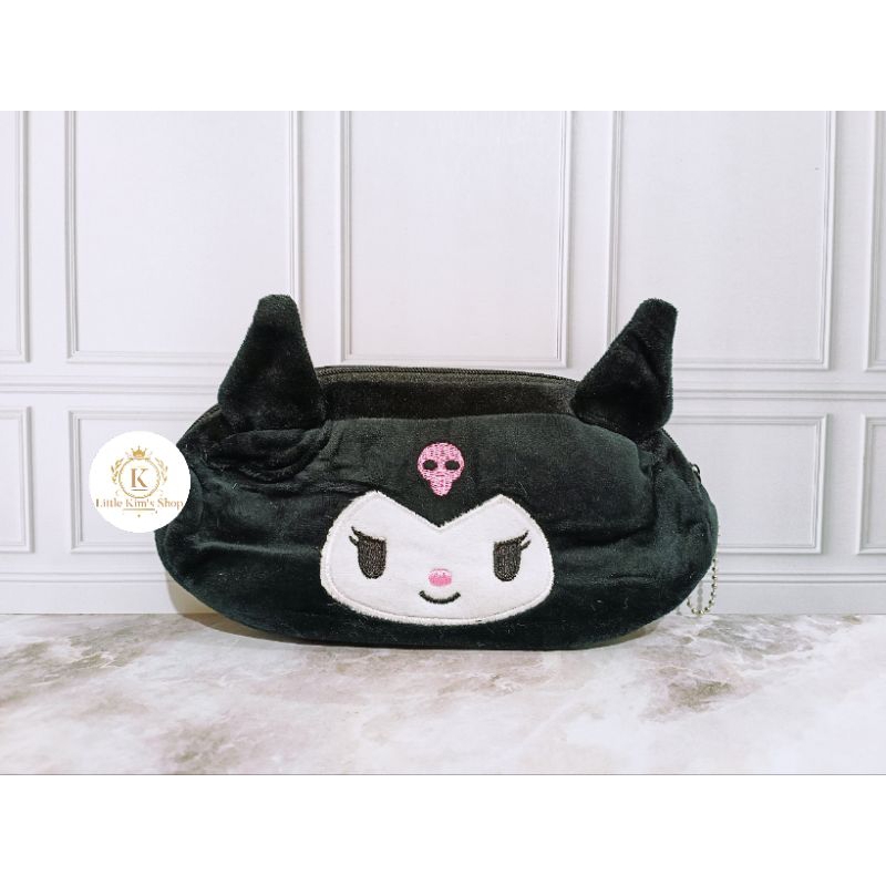 

Tempat Pensil Kuromi Bahan Kain / Kotak Pensil Sanrio Fluffy Kuromi Cute / Little Kim'S Shop