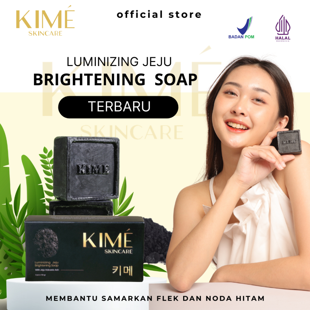Kime Skincare Luminizing Jeju Brightening Soap | Original 100% | Soap 100% Original BPOM | Soap 100%