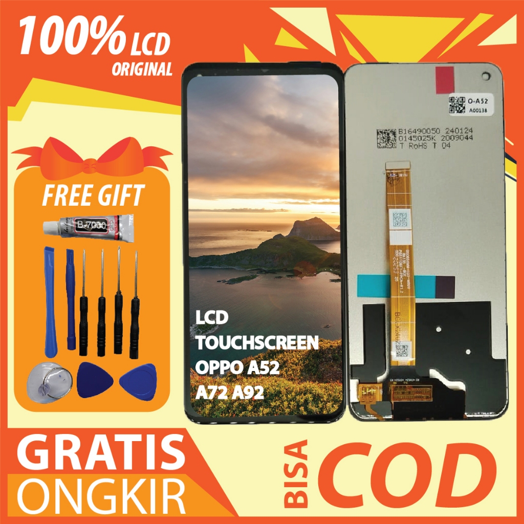 【ORIGINAL 100%】LCD TOUCHSCREEN OPPO A52/ A72/ A92 FULLSET TOUCHSCREEN / ORIGINAL100%