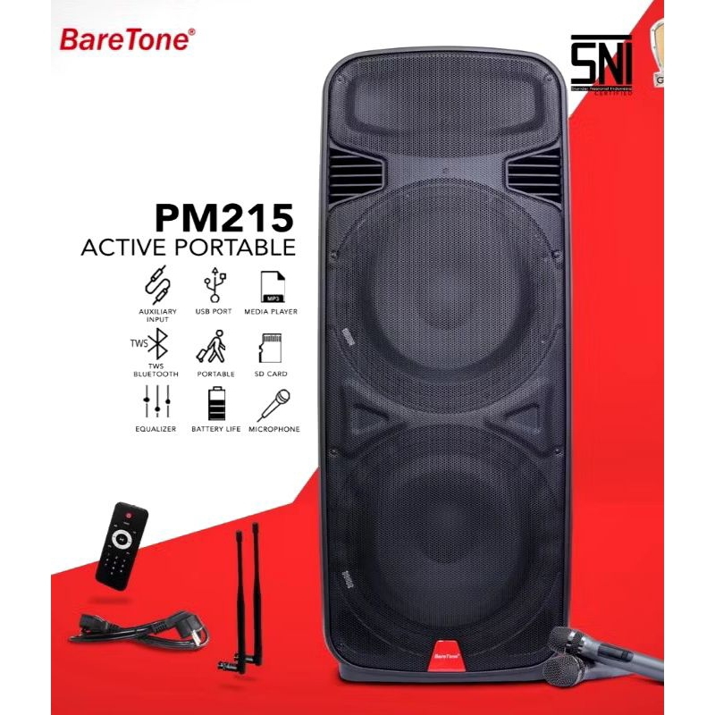 Speaker Baretone pm 215 Speaker bluetooth Speaker Baretone