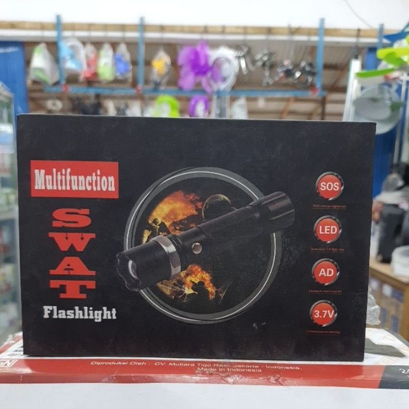Senter SWAT POLICE  Multifunction Super Terang