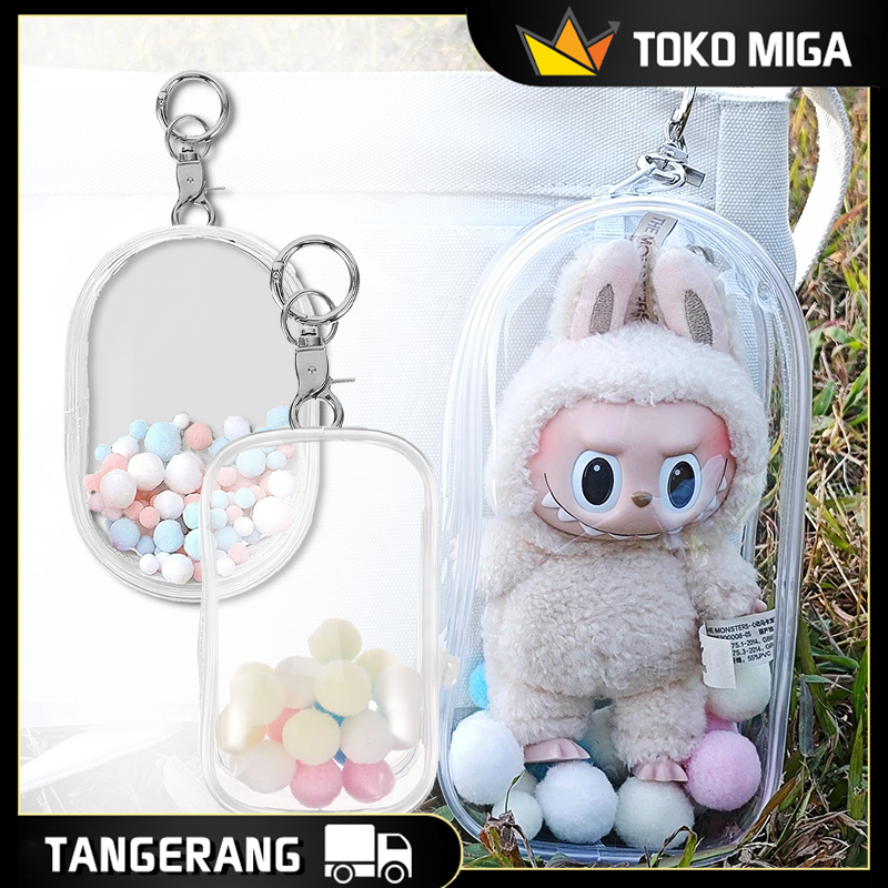 Doll Pouch Pouch Boneka 10cm Pouch Boneka Transparan Doll Pouch PVC