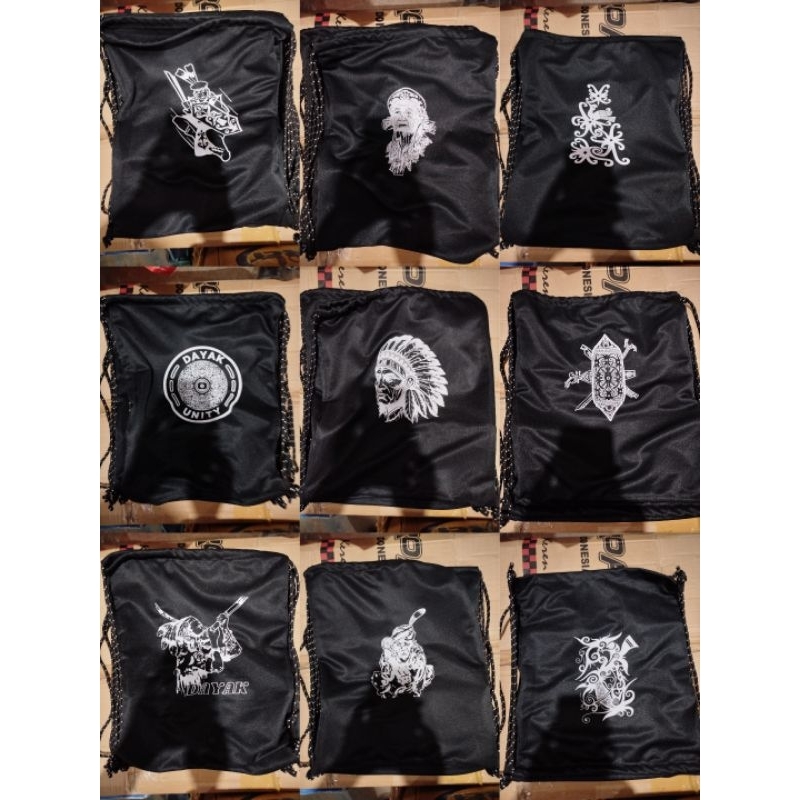 Tas Serut Motif Dayak