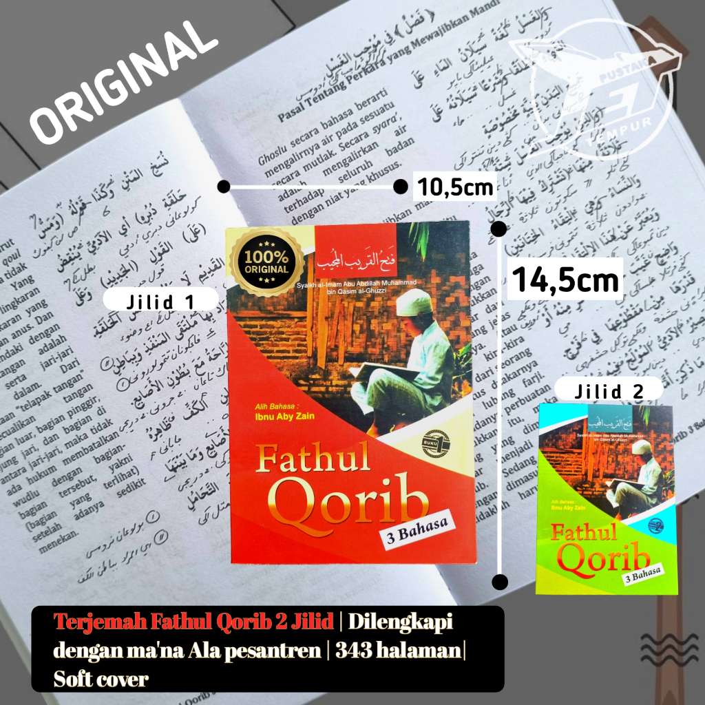 TERJEMAH FATHUL QORIB 3 BAHASA | Fathul Qorib Saku | Fathul Qorib Makna Pesantren | Fathal Qorib