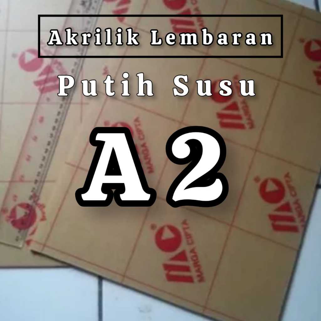 

Akrilik Lembaran A2 Putih Susu