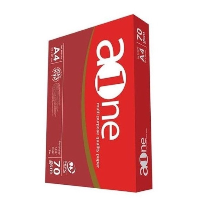 

Kertas HVS A1ONE ukuran A4 70Gsm Harga per rim