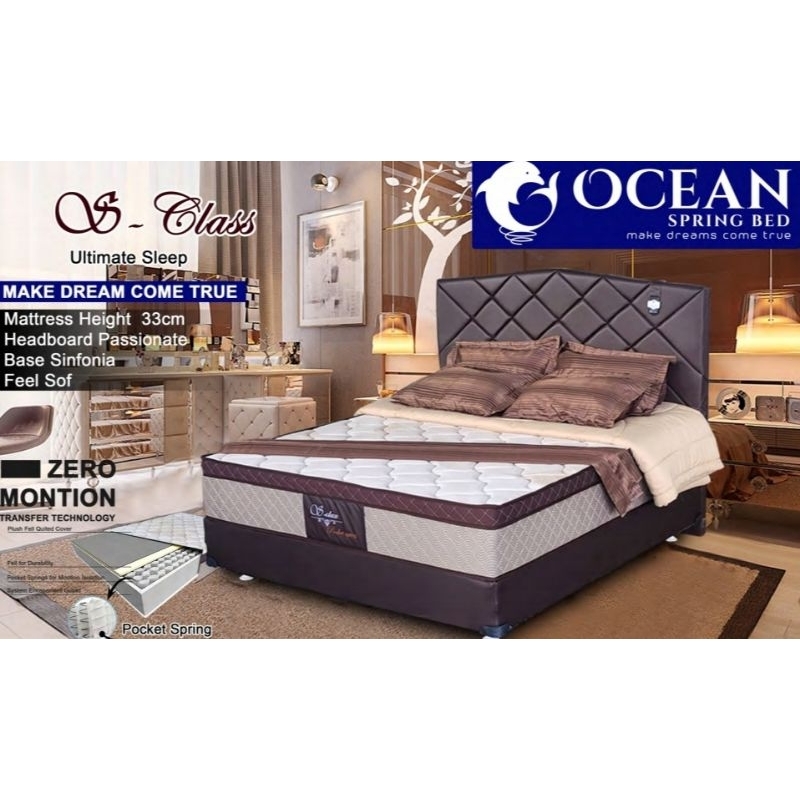 Springbed Ocean tipe S-Class / Kasur Palembang / Spring bed Palembang / springbed pocket