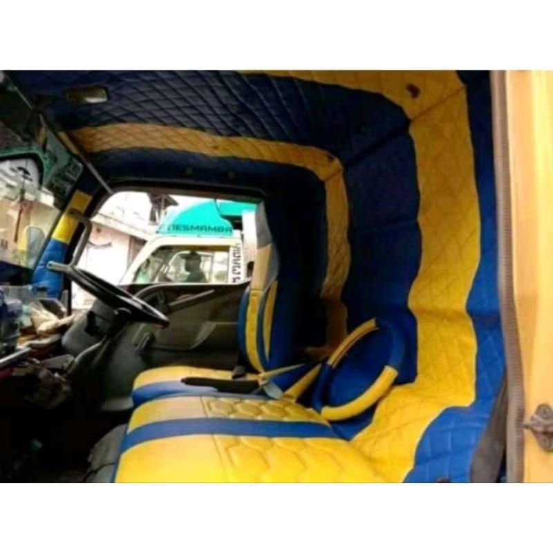 cover jok,sarung jok+plapon+kabin atap canter ragasa dyna dutro hyno engkel truk fuso