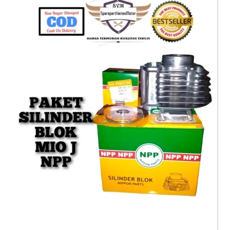 PAKET SILINDER BLOK MIO J BLOK SEHER MIO J NPP KUALITAS BARANG TERJAMIN
