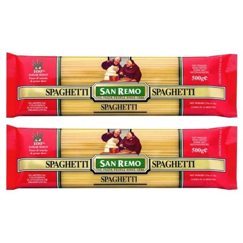 

San Remo Spaghetti Pasta 500gr // Spagetti 500 gr