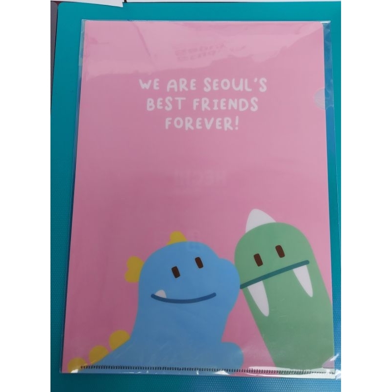 

Ready Stock Korean Merchandise MD Clear File (Map Kertas) Hechi&SoulFriends Seoul My Soul Goods Souvenir Korea Oleh Oleh KoreaKET. FREEBIES DI KOLOM