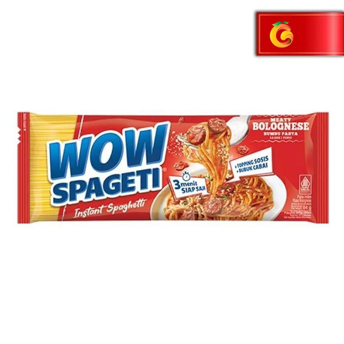 

WOW SPAGETI Instant Spaghetti Bolognese 1 Pcs