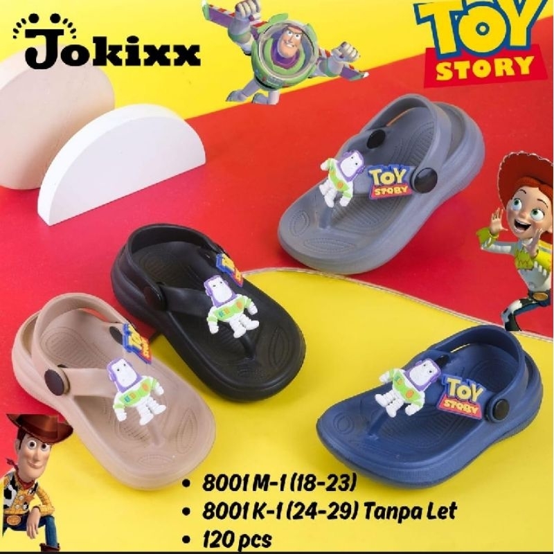 Sandal Jepit Bayi Anak laki laki Sandal Bayi Usia 1 2 tahun Sandal bayi Karet Terbaru Toy Story