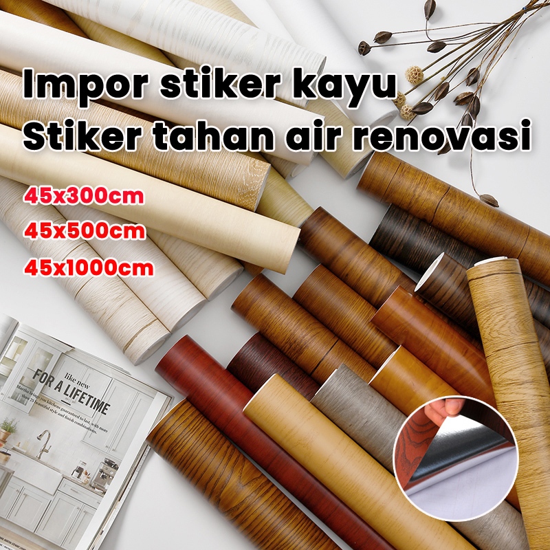 【grandmaster】stiker motif kayu furniture stiker dinding motif kayu wallpaper motif kayu stiker kayu