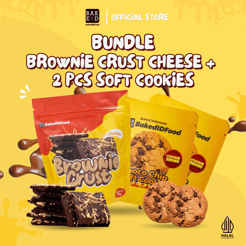 

Bundle - Brownie Crust Cheese+ 2 Pcs Soft Cookies