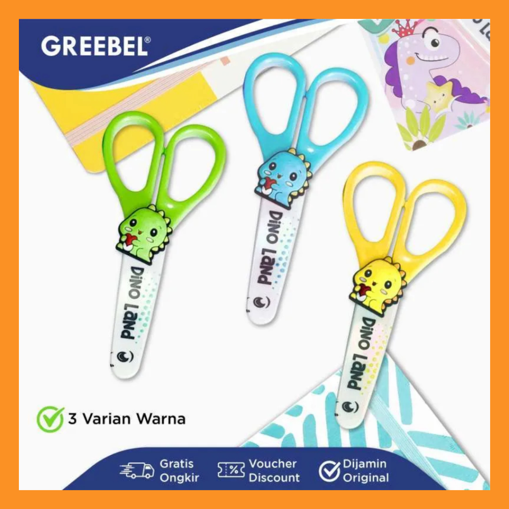 

GREEBEL Gunting anak Dino land SC-05