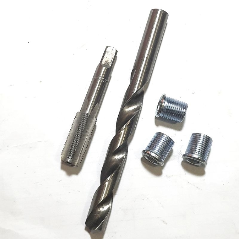 Promo Paket Komplit Verbos Busi Set Tap N Bor Set Sok Drat Busi Pendek Motor Bebek N Metik Drat