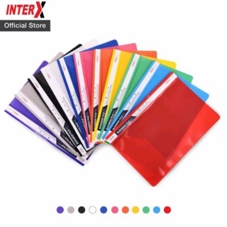 

KODE Y77U Bussines File folio Inter X Kantong 12 Pcs Map Folder Inter X