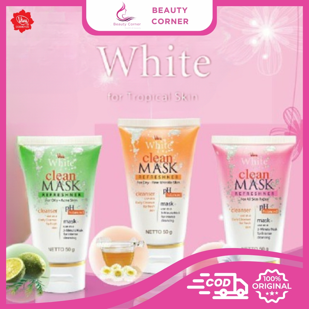 Viva White Clean & Mask Refreshner - 50gr