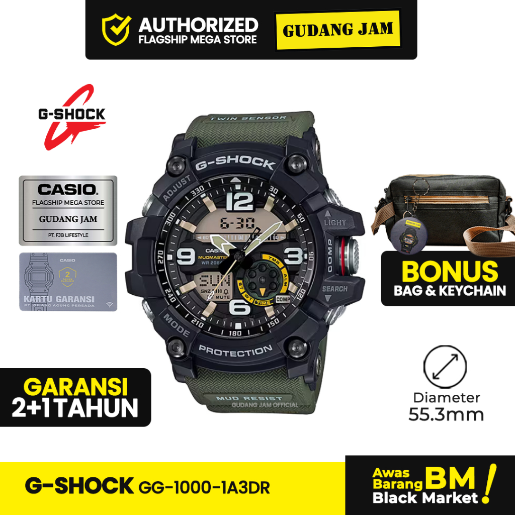 Jam Tangan G-Shock GG-1000-1A3DR GG-1000-1A GG-1000 GG1000 GG 1000