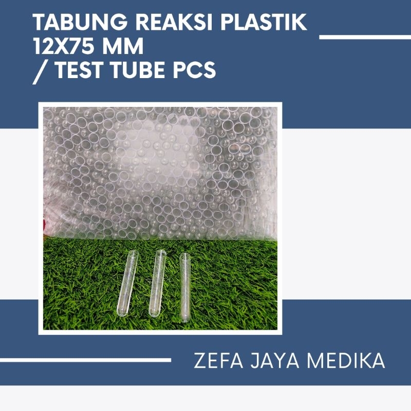 TABUNG REAKSI PLASTIK 12x75 MM / TEST TUBE PCS