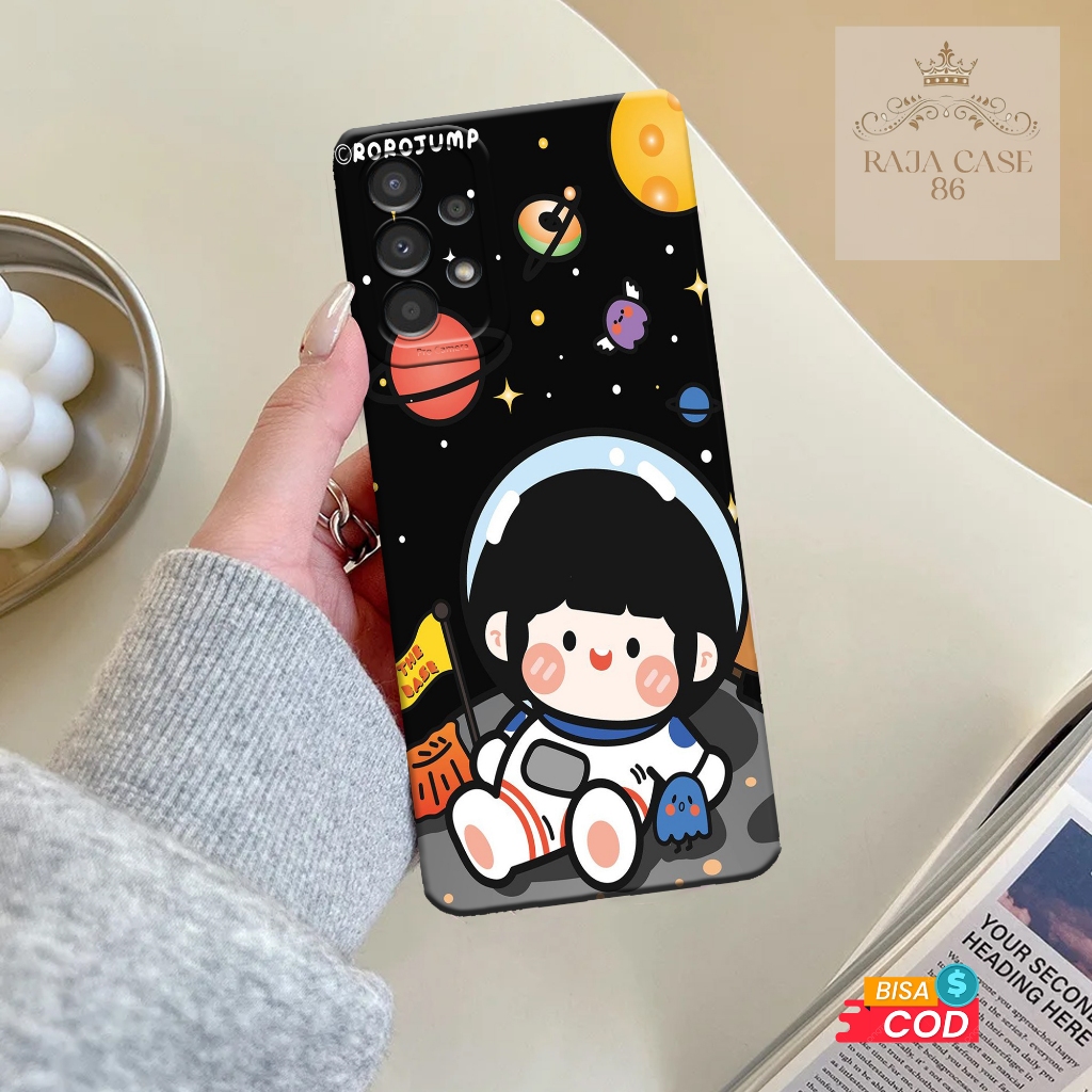 Case Samsung Galaxy A13 - Rajacase - casing Samsung A13 - Motif Softcace Cartoon - Pelindung handpho
